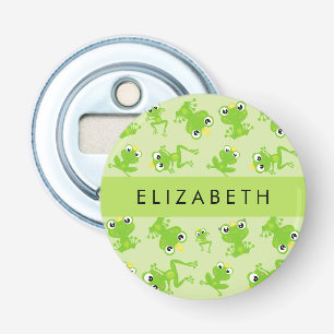 Kikkerpatroon, Groene kikkers, Kikkerprins, Jouw n Button Flesopener