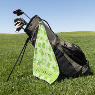 Kikkerpatroon, Groene kikkers, Kikkerprins, Jouw n Golfhanddoek