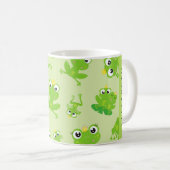 Kikkerpatroon, Groene kikkers, Kikkerprins, Jouw n Koffiemok (Voorkant rechts)