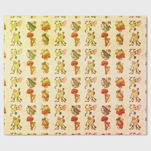 Kikkerpatroon - Kikkerstijl Cadeaupapier (Vlak)