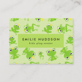 Kikkerpatroon, Kinder speelcentrum, activiteitence Visitekaartje (Voorkant)