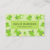 Kikkerpatroon, Kinder speelcentrum, activiteitence Visitekaartje (Voorkant)