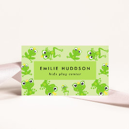 Kikkerpatroon, Kinder speelcentrum, activiteitence Visitekaartje