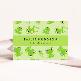 Kikkerpatroon, Kinder speelcentrum, activiteitence Visitekaartje