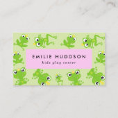 Kikkerpatroon, Kinder speelcentrum, activiteitence Visitekaartje (Voorkant)