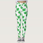 Kikkerpatroon Leggings (Voorkant)