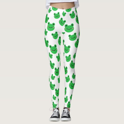 Kikkerpatroon Leggings (Voorkant)