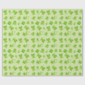 Kikkerpatroon, stekkikkers, groene kikkers, kikker cadeaupapier (Vlak)