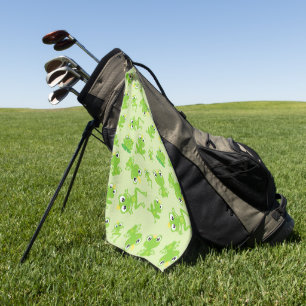 Kikkerpatroon, stekkikkers, groene kikkers, kikker golfhanddoek