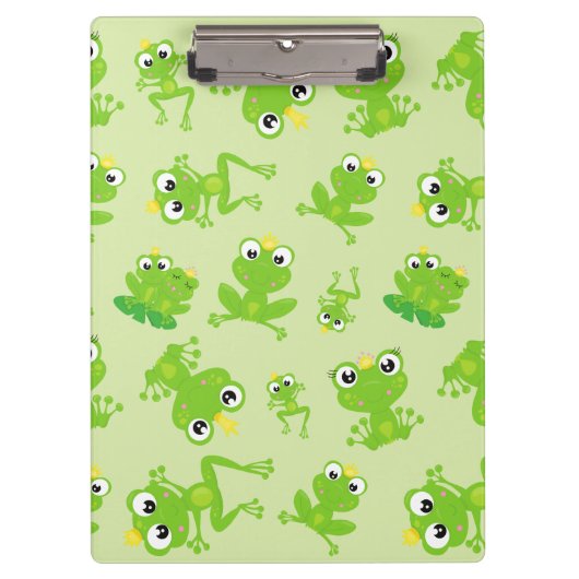 Kikkerpatroon, stekkikkers, groene kikkers, kikker klembord (Voorkant)