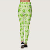Kikkerpatroon, stekkikkers, groene kikkers, kikker leggings (Achterkant)