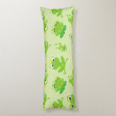 Kikkerpatroon, stekkikkers, groene kikkers, kikker lichaamskussen (Achterkant (Verticaal))