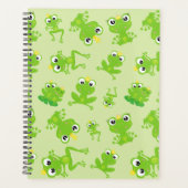 Kikkerpatroon, stekkikkers, groene kikkers, kikker planner (Voorkant)