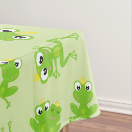 Kikkerpatroon, stekkikkers, groene kikkers, kikker tafelkleed