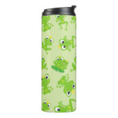 Kikkerpatroon, stekkikkers, groene kikkers, kikker thermosbeker (Gedraaid links)