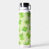 Kikkerpatroon, stekkikkers, groene kikkers, kikker waterfles (Achterkant)