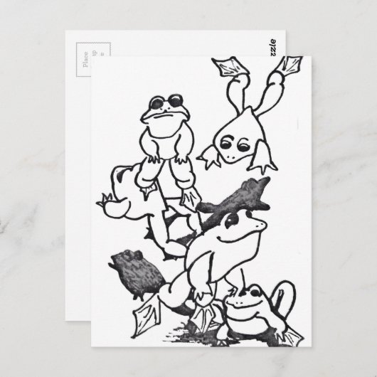 Kikkerpekel Briefkaart (Voorkant / Achterkant)