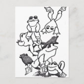 Kikkerpekel Briefkaart (Voorkant)