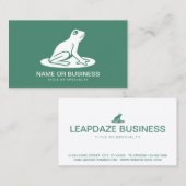 kikkerpictogram visitekaartje (Voorkant / Achterkant)