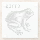 Kikkerplaag voor Seder Glazen Onderzetter (Achterkant)