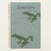 Kikkerplanner met de optie Naam aanpassen Planner (Voorkant)