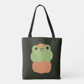kikkerpompoen tote bag (Achterkant)
