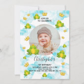 Kikkerprins 1e verjaardag kaart (Voorkant)