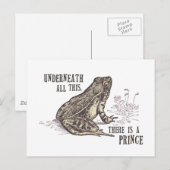 Kikkerprins Briefkaart (Voorkant / Achterkant)