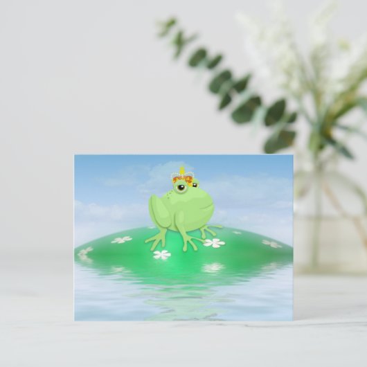 Kikkerprins Briefkaart (Staand voorkant)