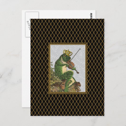  kikkerprins Charming Briefkaart (Voorkant / Achterkant)