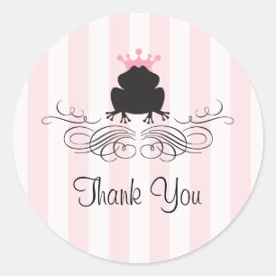 Kikkerprins Charming Ronde Sticker