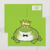 Kikkerprins - De handbedekte amfibiës wacht Briefkaart (Voorkant / Achterkant)