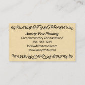 Kikkerprins en bruid - Fairy Tale Wedding Visitekaartje (Achterkant)