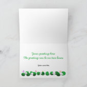 Kikkerprins en zeemeermin Wenskaart Kaart (Binnen)