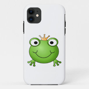 Kikkerprins. Gelukkig kikker. iPhone 11 Hoesje