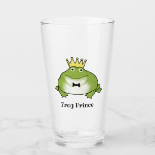Kikkerprins gepersonaliseerd Schattige sprookje Glas