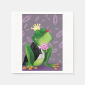 Kikkerprins - Kiss Me - Grappig Servet (Voorkant)