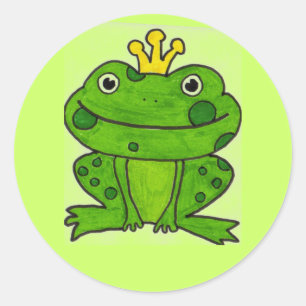 Kikkerprins sticker