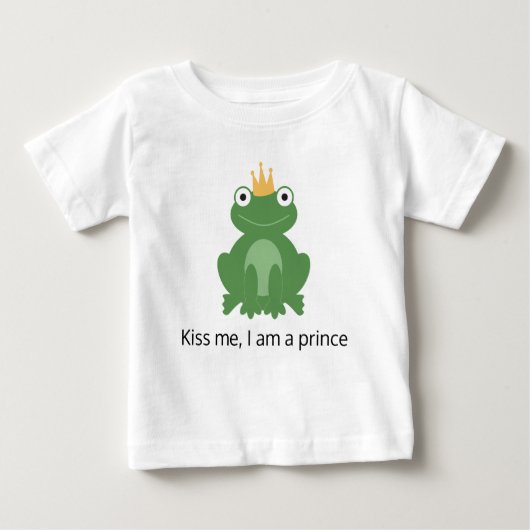 Kikkerprins t-shirt voor de baby peuter-kind (Voorkant)