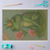 Kikkerprinses Decoupage Papier – grillig gekroond (Craft)