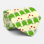 Kikkerprinses en Kikkerprins, met hart. Stropdas (Opgerold)