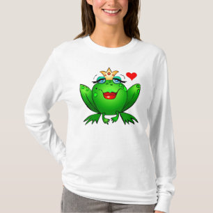 Kikkerprinses met Hart Charmerende Dame Kikker T-shirt