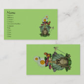 Kikkerprinses op het Visitekaartje van de troon (Voorkant / Achterkant)