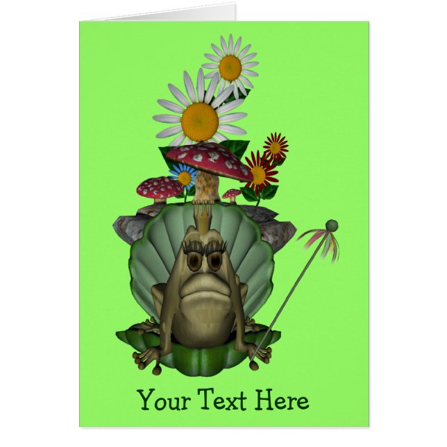 Kikkerprinses op troon (Voorkant)