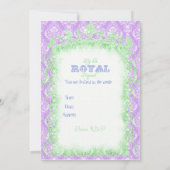 Kikkerprinses Uitnodigingen (Achterkant)