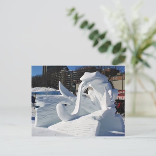 Kikkerptuur, Quebec, Canada Briefkaart (Staand voorkant)