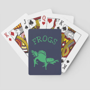 Kikkers (aanpassen of personaliseren) pokerkaarten