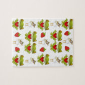 Kikkers Aardbei Jigzaag Puzzle Legpuzzel (Horizontaal)