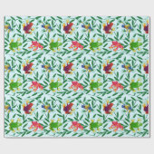 Kikkers Bamboe Tropisch regenwoud Cadeaupapier (Vlak)