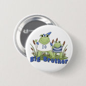 Kikkers Big Brother Ronde Button 5,7 Cm (Voorkant /achterkant)